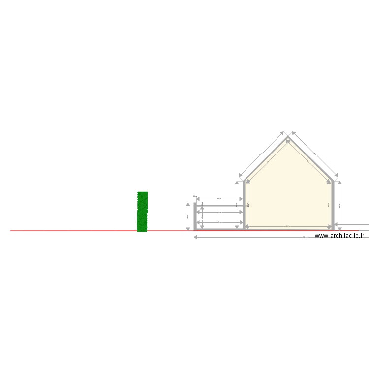 COUPE AA. Plan de 0 pièce et 0 m2