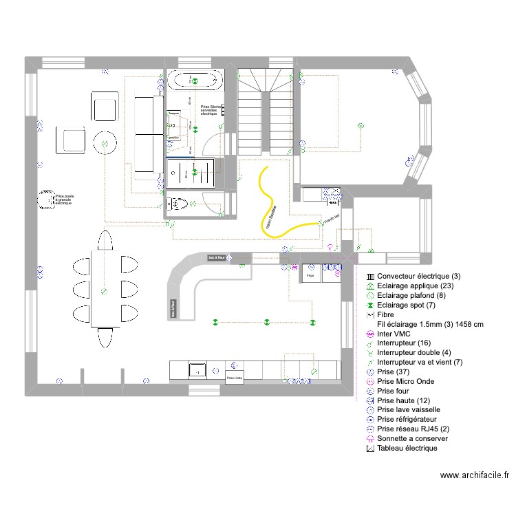 Elec Grigny MM. Plan de 0 pièce et 0 m2