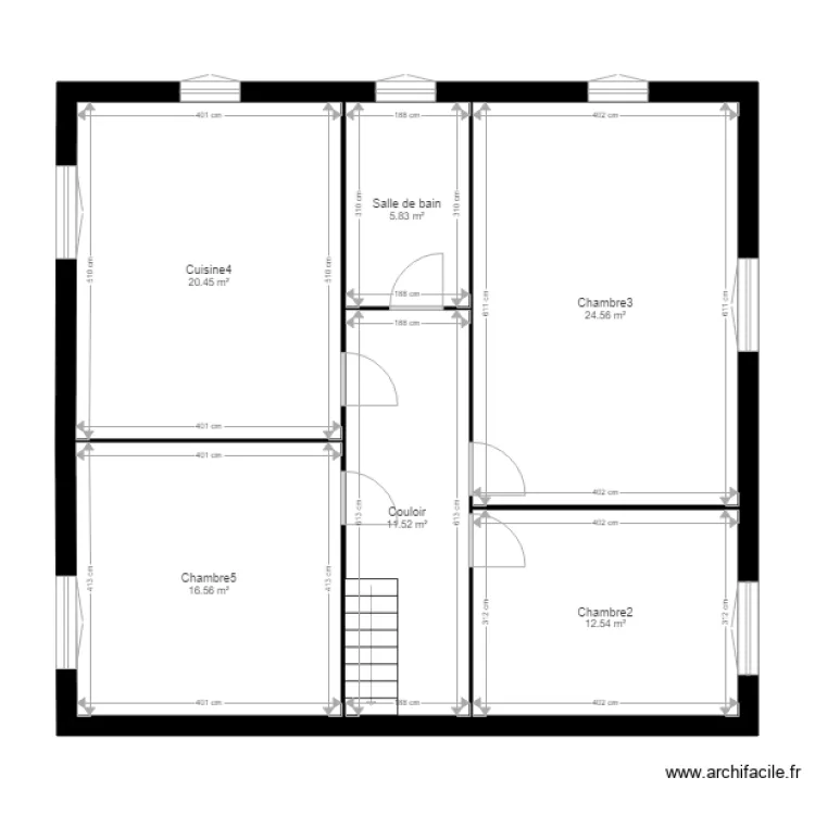 POURCHET. Plan de 