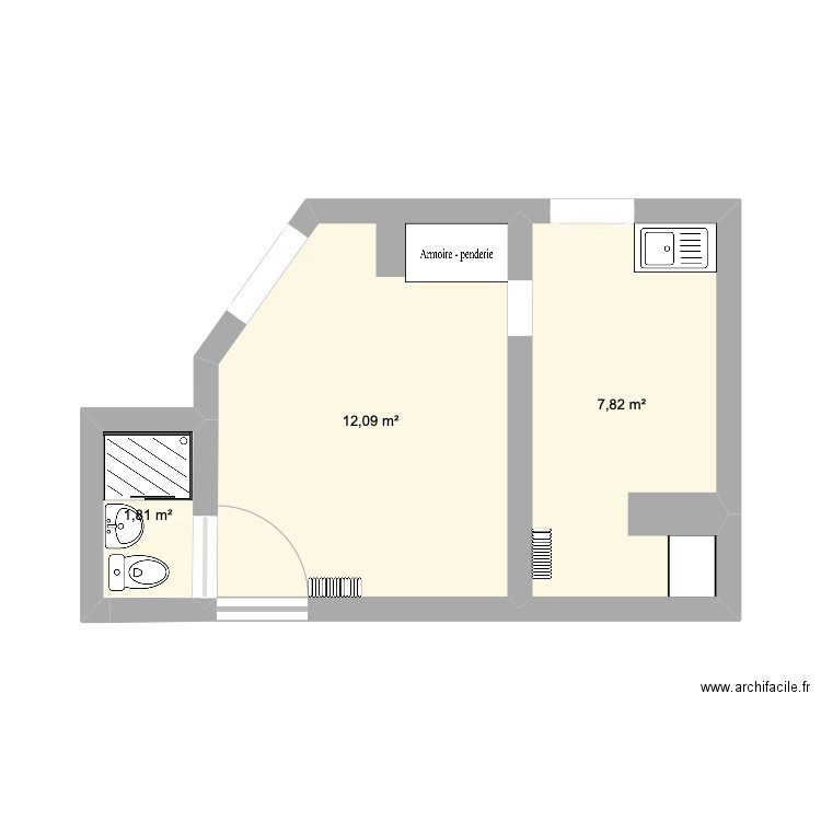 Denfert. Plan de 0 pièce et 0 m2