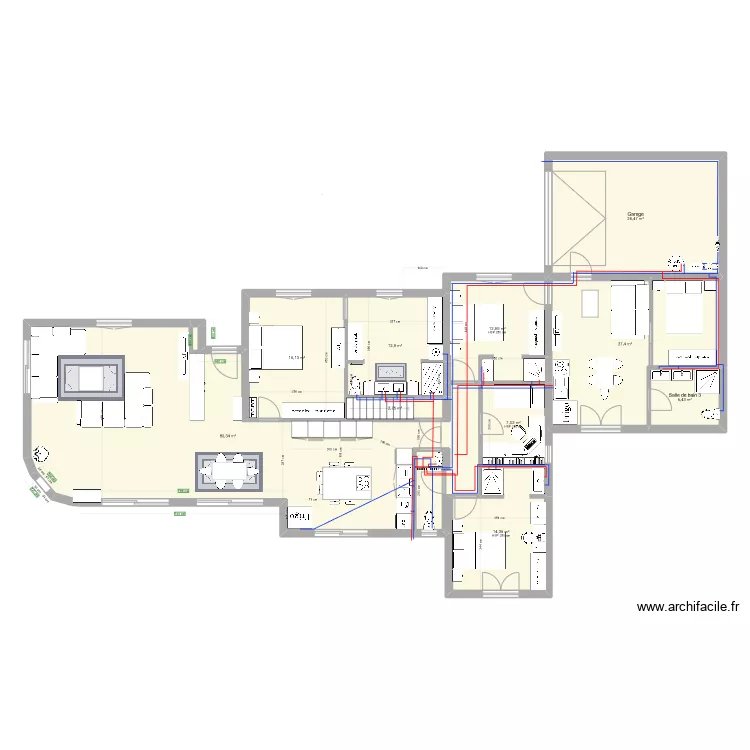 plan maison futur1. Plan de 