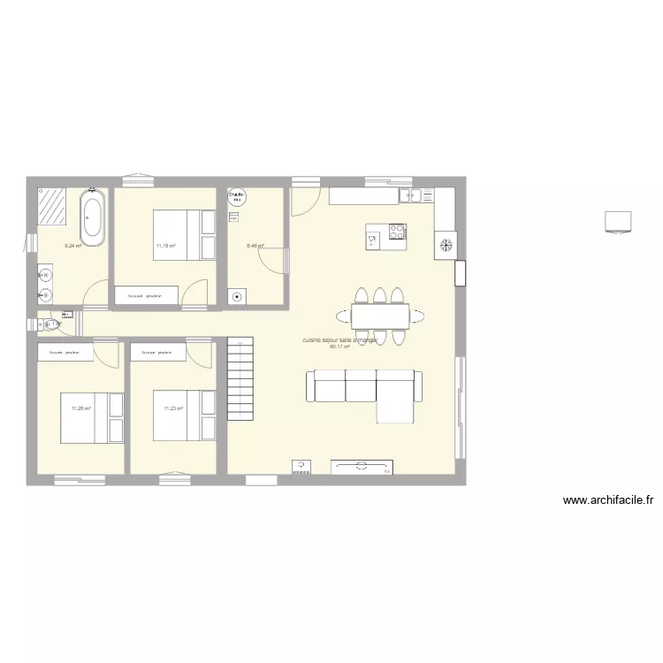 maison individuelle flo. Plan de 
