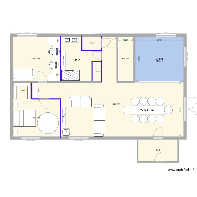 maison v19. Plan de 0 pièce et 0 m2