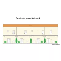 Fa&ccedil;ade cot&eacute; vignes B&acirc;timent A 