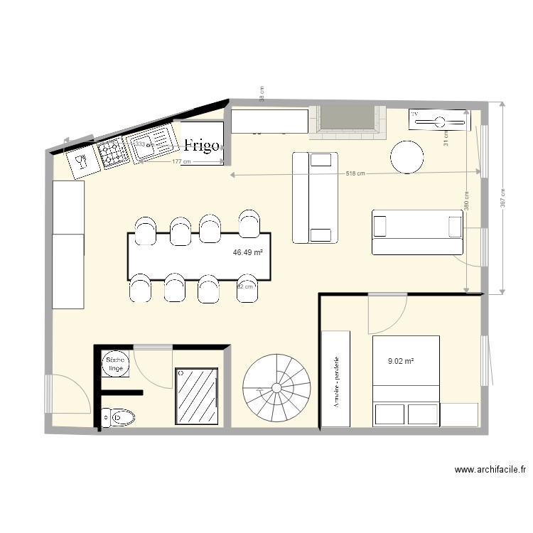 st come3. Plan de 0 pièce et 0 m2