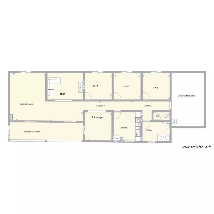 Implantation éléctrique circuits prises de courant. Plan de Implantation éléctrique circuits prises de courant. Plan de