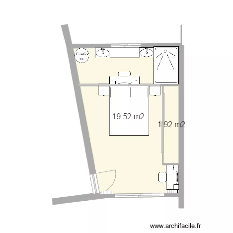 suite parentale. Plan de 