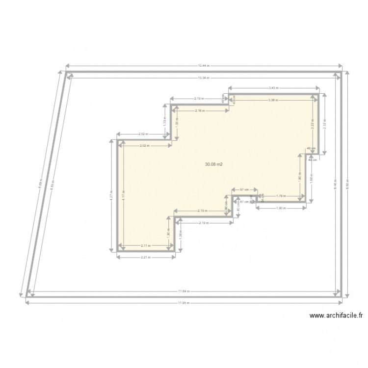 Inplantation. Plan de 0 pièce et 0 m2