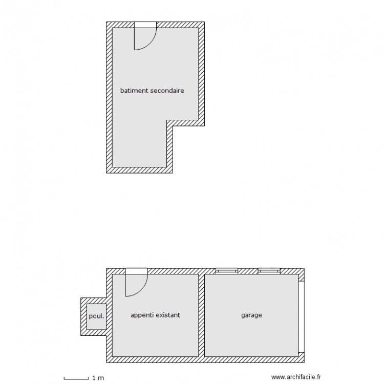 munier pc. Plan de 0 pièce et 0 m2