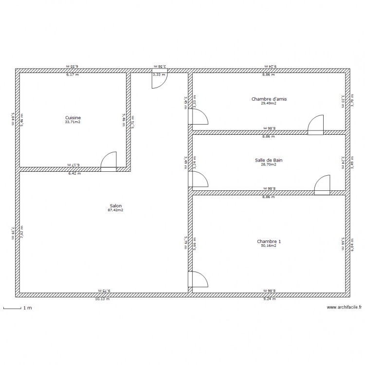 plan maison sweet home 3d