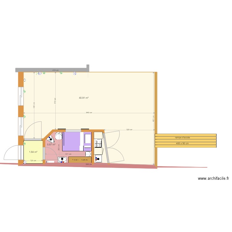  terrasse extension 04. Plan de 0 pièce et 0 m2