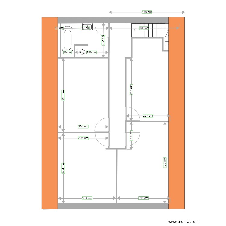 capelle 2. Plan de 0 pièce et 0 m2