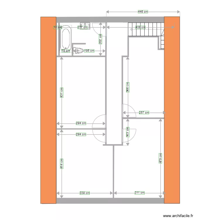 capelle 2. Plan de 