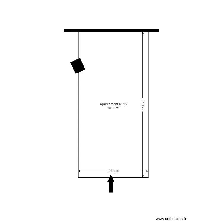 CI PEU DEL RIU APARCAMENT 15. Plan de 