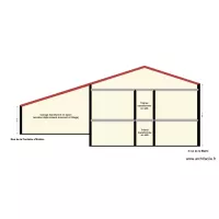 Plan en coupe Cadours