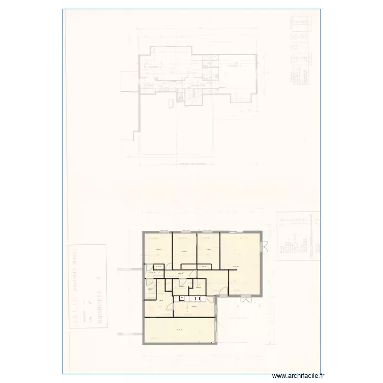 2Matisse Existant. Plan de 