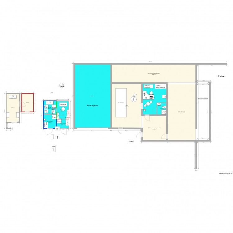 plan fromagerie stéphane. Plan de 0 pièce et 0 m2