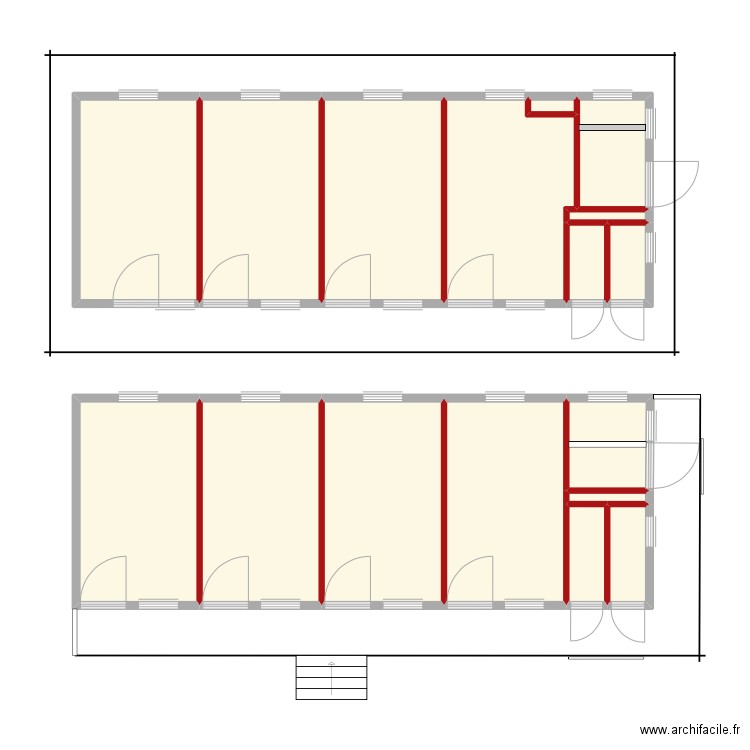 HEB rima RDCH. Plan de 17 pièces et 111 m2