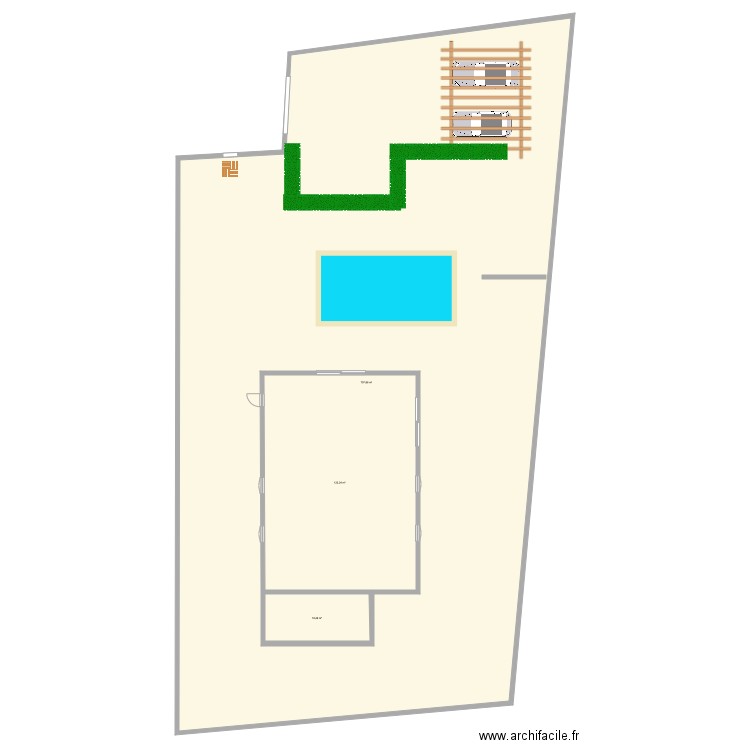 lecci o12. Plan de 3 pièces et 1004 m2