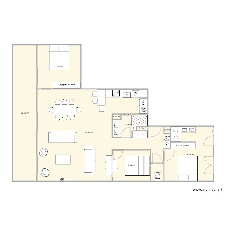 Pornichet V2. Plan de 0 pièce et 0 m2