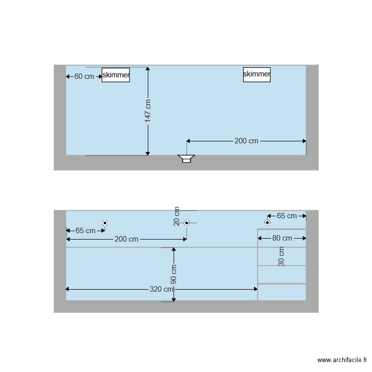 carelli skimmer bonde. Plan de 0 pièce et 0 m2