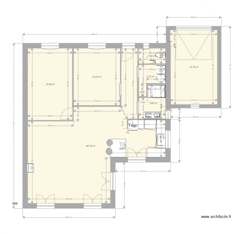 rdc. Plan de 0 pièce et 0 m2