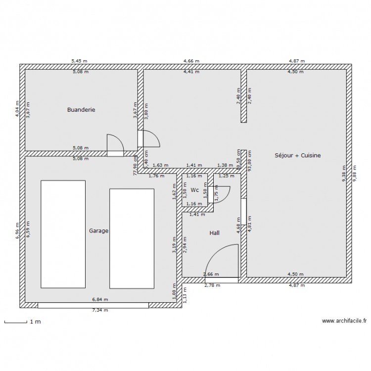 Plan maison rez. Plan de 0 pièce et 0 m2
