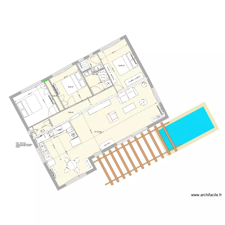 Abatilles travaux . Plan de 