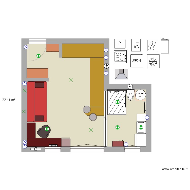 plan h2. Plan de 0 pièce et 0 m2