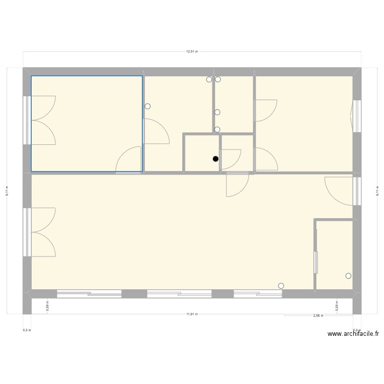 Evacuations. Plan de 0 pièce et 0 m2