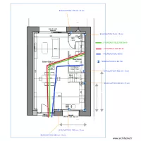 plans pressoir evacuation