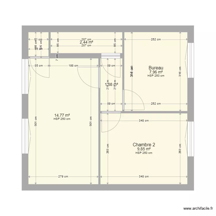 Etage Saint pol 2. Plan de 