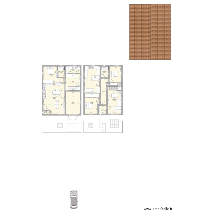 Furtado2. Plan de 14 pièces et 182 m2