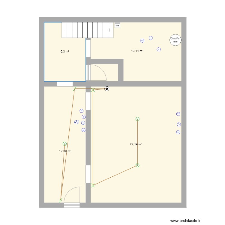 Maison Montfort. Plan de 0 pièce et 0 m2