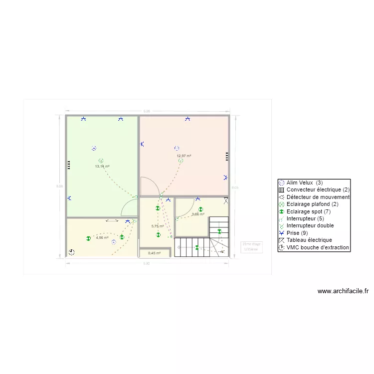 NELLY PINAD. Plan de 