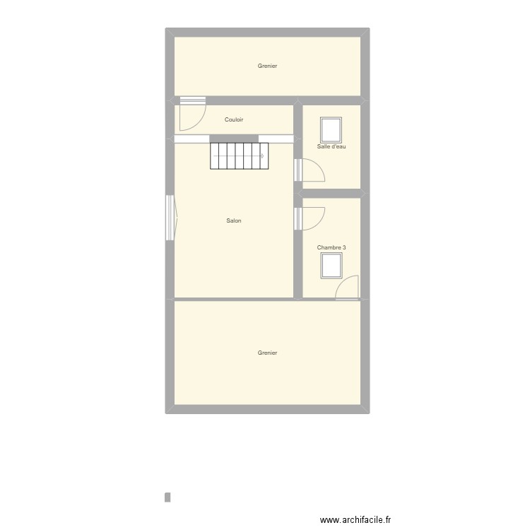 Croquis BOURST Etage. Plan de 0 pièce et 0 m2