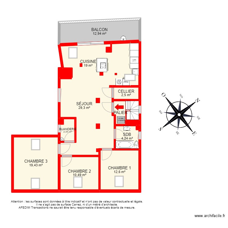 BI 12467. Plan de 0 pièce et 0 m2