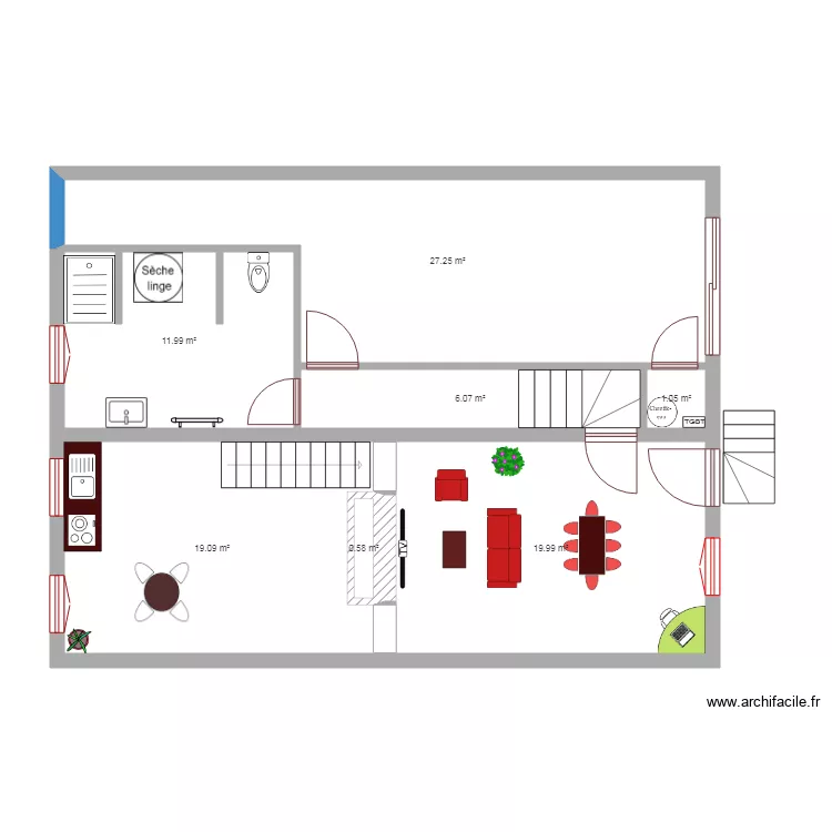 Grepin Claudine. Plan de 