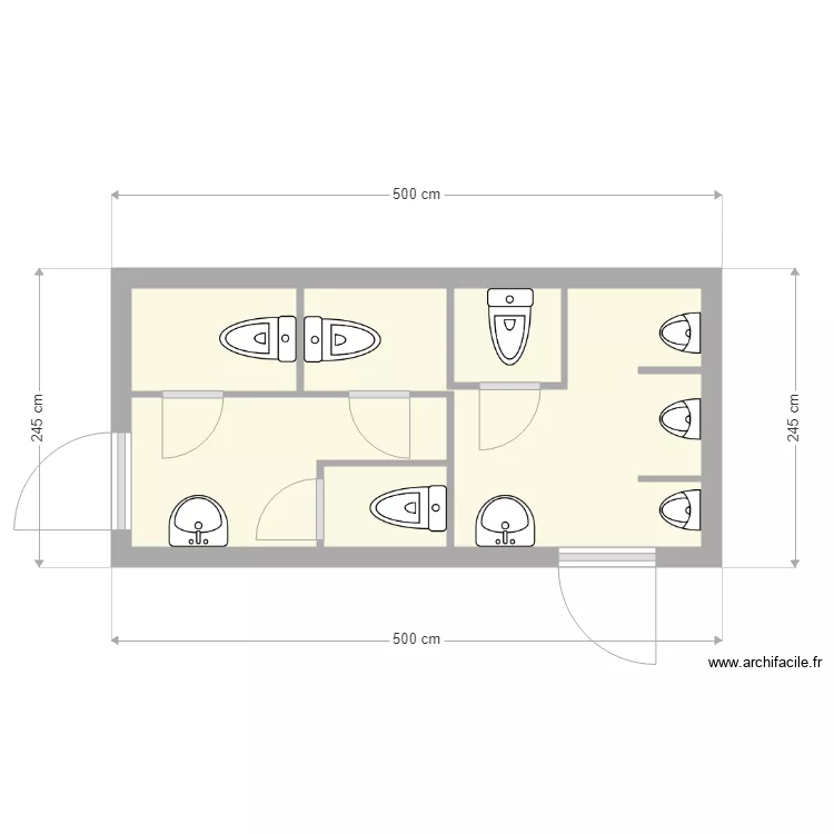 Ecole Saint Roch. Plan de 