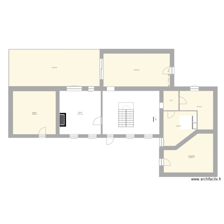maison début alt porte. Plan de 0 pièce et 0 m2