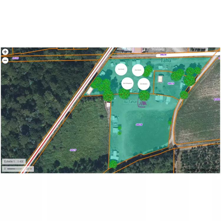 Messanges. Plan de Messanges. Plan de