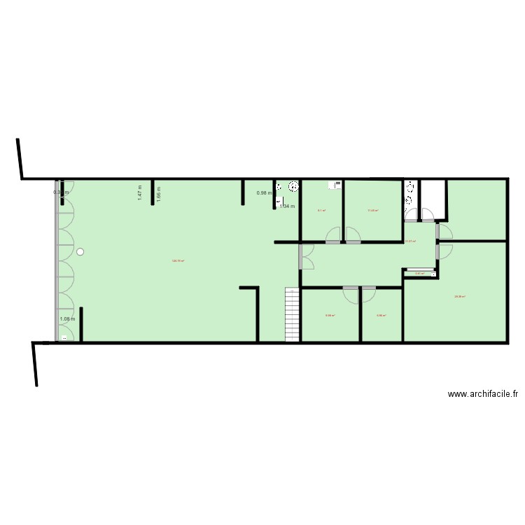 3 impasse Jean Jaures RDC. Plan de 0 pièce et 0 m2