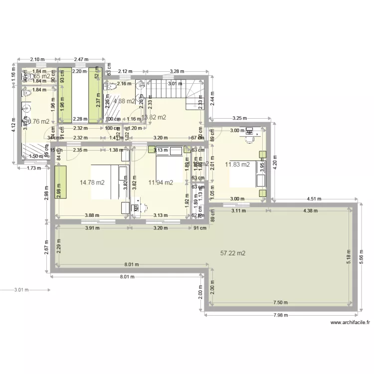 ETAGE PEDRO 2. Plan de 