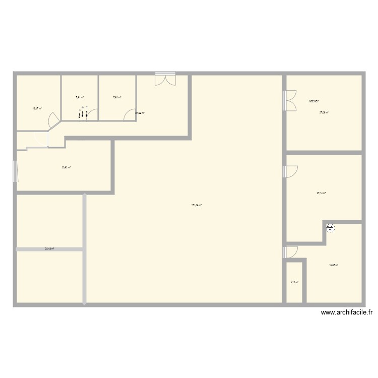 Bureau Haute borne. Plan de 0 pièce et 0 m2