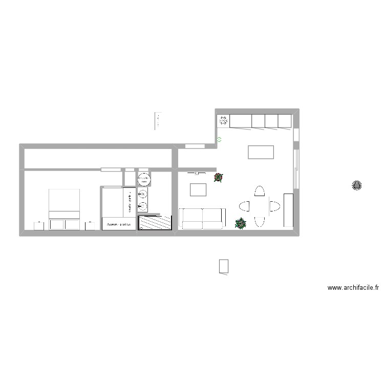 agencement exterieur. Plan de 0 pièce et 0 m2