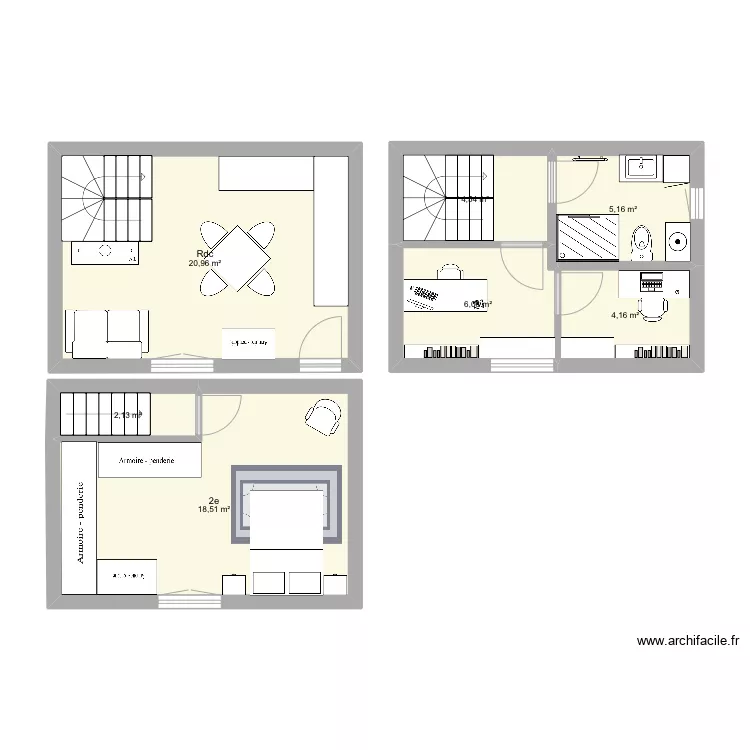 Maison 1. Plan de Maison 1. Plan de