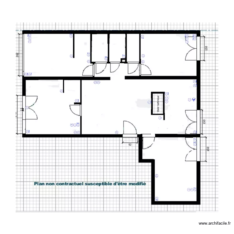 Merignac PC. Plan de 