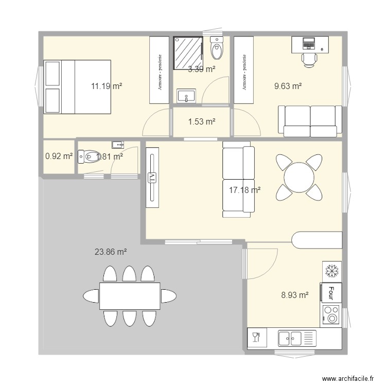 villa periola. Plan de 0 pièce et 0 m2