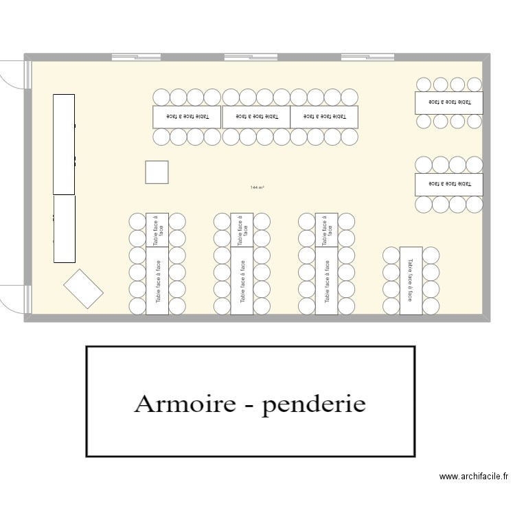 Plan B Salle des fêtes. Plan de 0 pièce et 0 m2