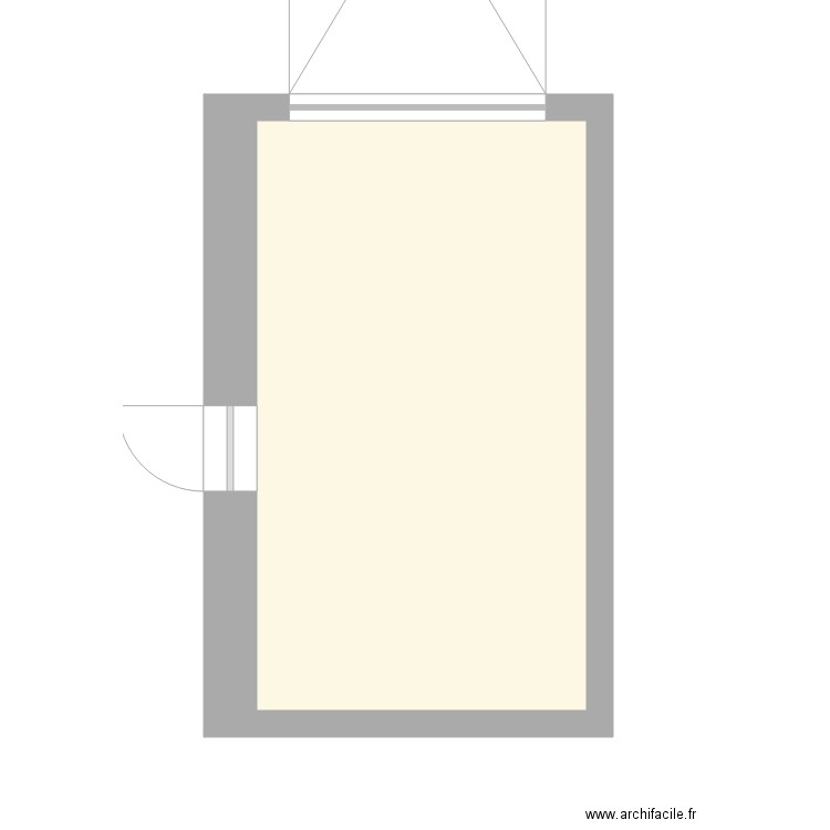 Garage Droit v1. Plan de 0 pièce et 0 m2